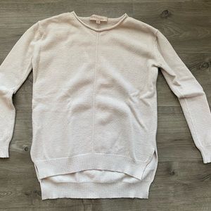 Soft cream long sleeve sweater top